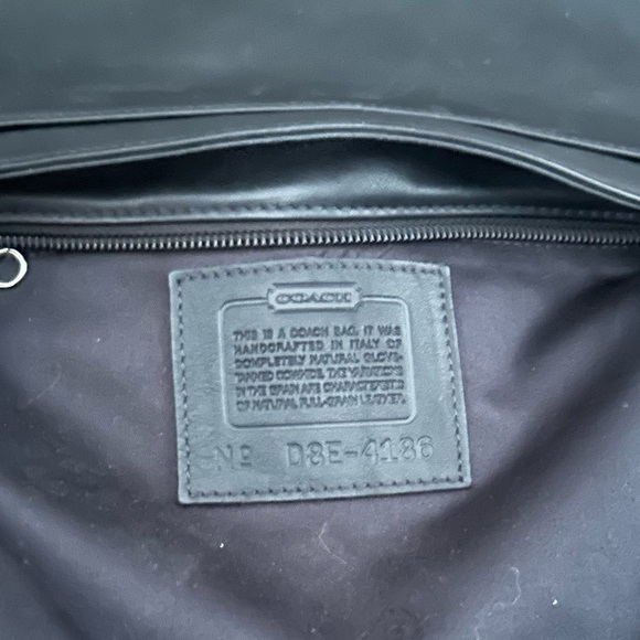 Vintage Coach 4186 Slim Crossbody Bag Leather, Hippie Messenger Purse - Picture 7 of 8